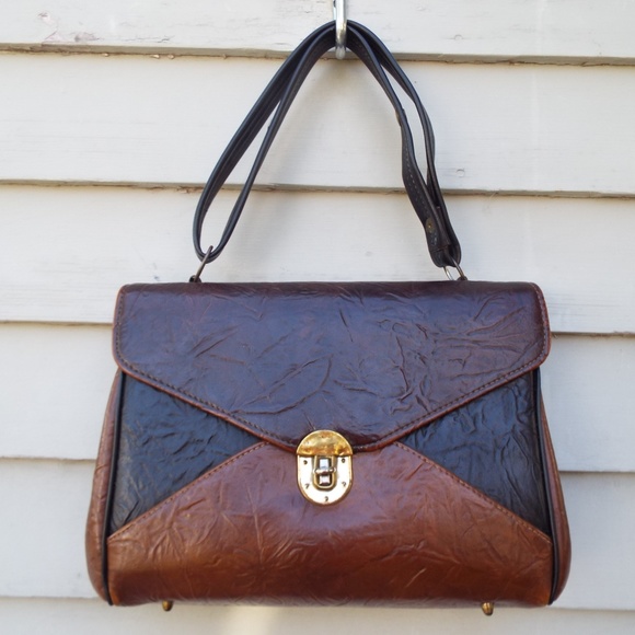 Vintage 1960's Naugahyde Ladies Shoulder Bag - Picture 8 of 8